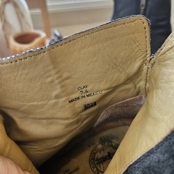 Sutro Clay Leather Ankle Boots Women’s Size 7.5 - Picture 11 of 16